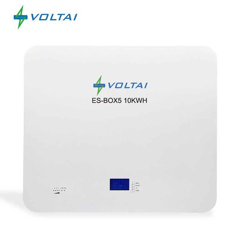 Voltai-BOX5 48v 200ah Wall Mounted 10kwh Lifepo4 Battery Lithium Powerwall Home Battery 